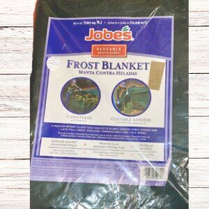 Jobe's 10' X 12’ 120 sq. ft Reusable Frost Blanket Flowrbeds & Vegetable Garden